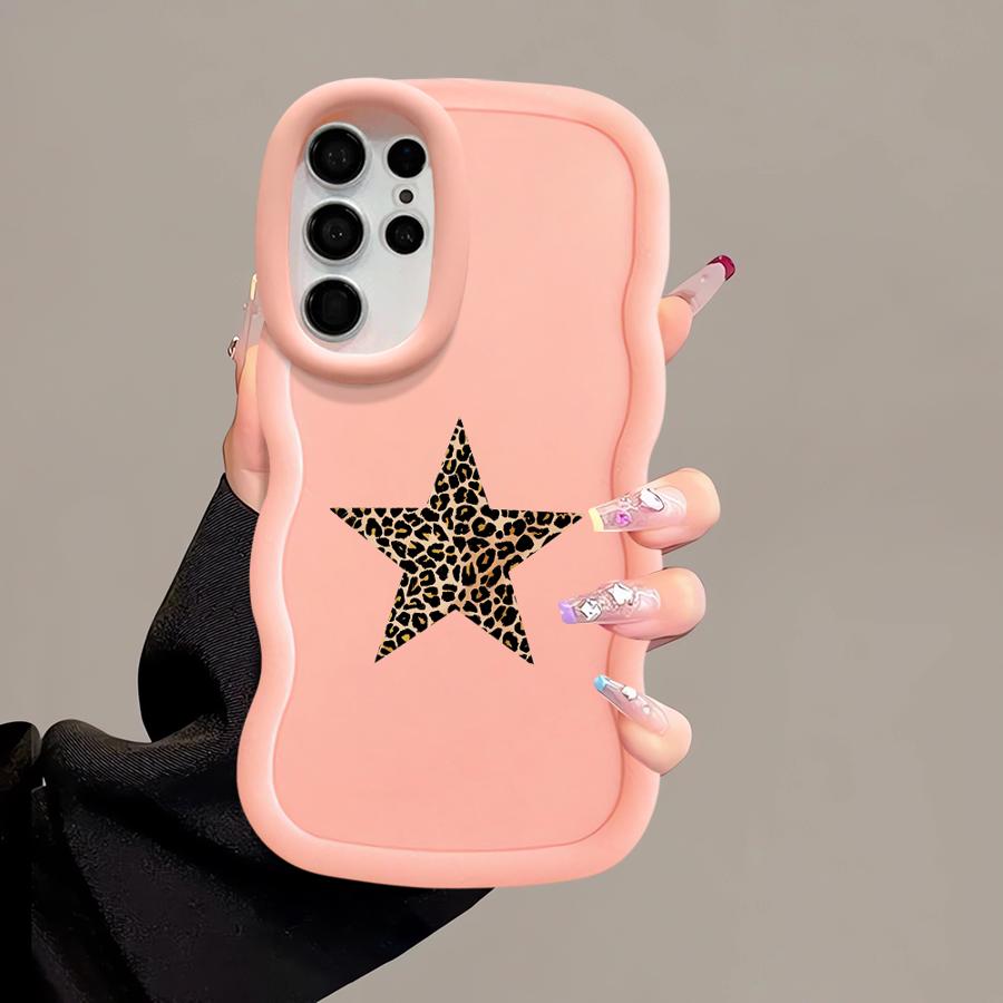 Leopard Star Design Case for Samsung Galaxy S21 S22 Ultra S23 Plus S20 FE S24 S25 A26 A25 Soft Phone Cover A55 A35 A24 A36 A54