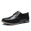 2024 Men's Fashion British Autumn Business Dress Leather Shoes Versatile Casual Shoes Soft Sole Business Black Suit Shoes