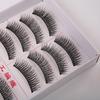 10 Pairs Handmade Fake Eye Lashes Natural Long Thick & Soft False Eyelashes(Color: Black)