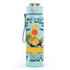 1PC Fort Myers Beach Happy Summer Graphic 750ml Color Plastic Sports Water Bottle Leakproof Flip Straw Lid Suitable for Sports Office Home Use