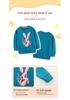 New Autumn Cartoon Rabbit Print Girls' Knit Cotton Hoodie