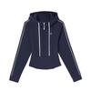 American Retro Classic All-Cotton Slim-Fit Hooded Windproof Sweatshirt Jacket for Autumn/Winter Running
