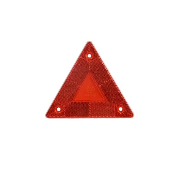 

4/1Pcs Triangle Warning Reflector Vehicle Stop Warning Sign Red Safety Reflective Sign for Trailer RV Board Truck Plate Light