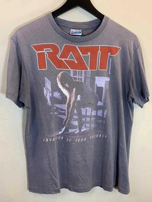 Vintage 1985 R.A.T.T Tour T-Shirt Invasion Of Your Privacy Rock Band Tee S-5XL Unisex T-Shirt