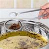 1PCS New Food Tg Clip Stainless Steel Cooking Frying Oil Strainer Colander Wire Fine Filter Mesh Spo Fried BBQ Salad Clip