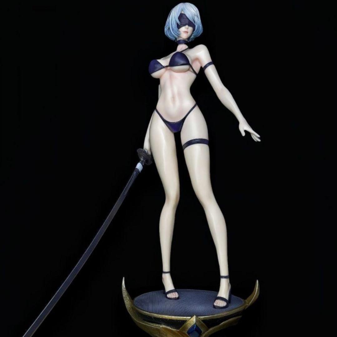 

[USED] Nier Automata 2B 1/4 scale painted figure