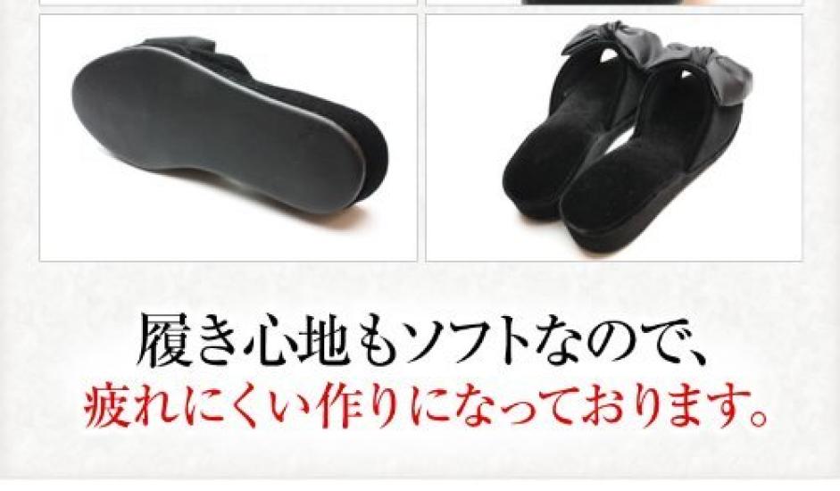 Portable 4cm heeled slippers for indoor perfect for entrance entrance and school Black with storage size S to women's use, graduations, ceremonies,