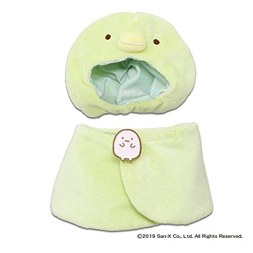 Naitou Design Sumikkogurashi Plush Costumer Penguin? Medium, for Plush Toys Ages 6+, Hood Size: Approx. 14cm Wide