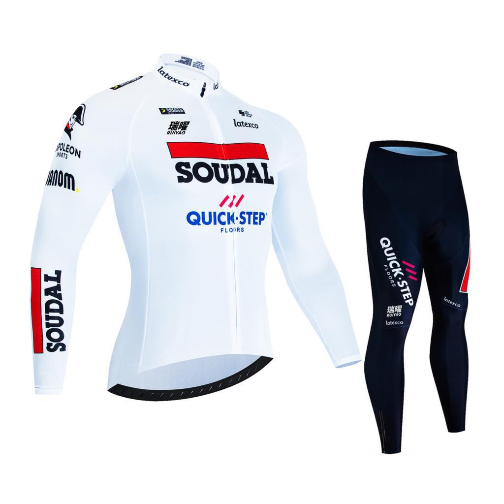 Men's Cycling Clothes Men's Quick-drying Fleece Cycling Clothes Bicycle New 2026 autumn breathable cycling suit
