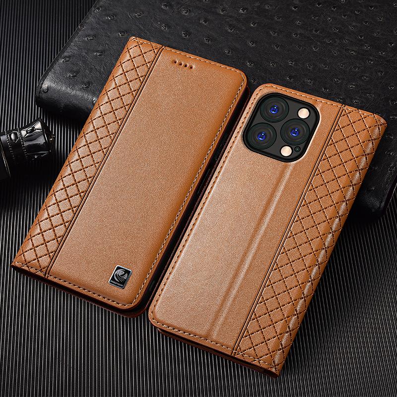 Napa Genuine Leather Case for Apple IPhone 6 6S 7 8 X XS XR 11 12 13 14 15 16 16E Pro Max Plus Mini Phone Wallet Cover Cases