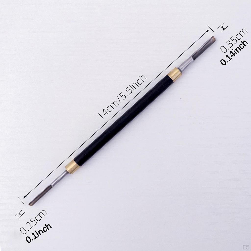 Double Head Pottery Hole Punch Professional Teapot Mouth Shaping Tool Comfortable Grip for Making