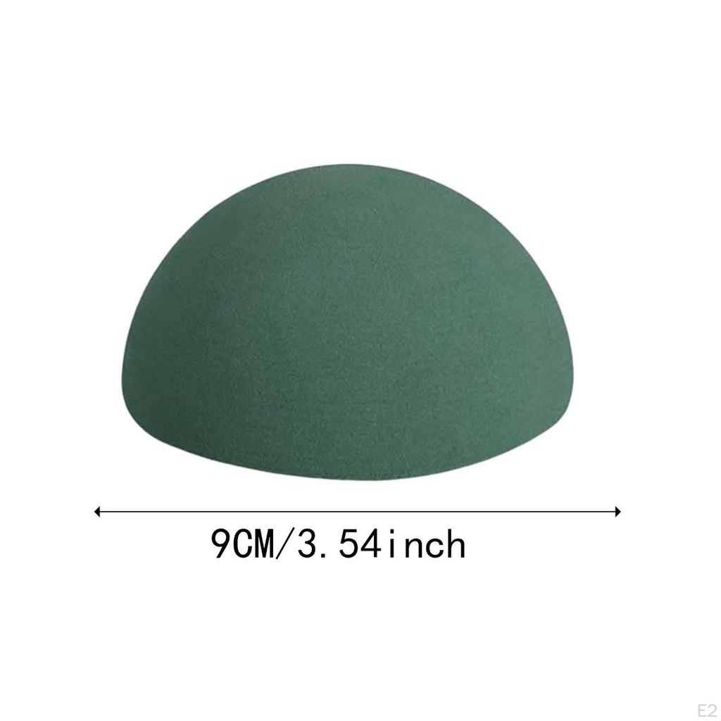 4x Blomsterskumrundlar Blomsterarrangemang Halvklot Förbättrad Stabilitet Hållare Konstväxt Torr