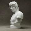 Abstract Plaster Sculpture Life-sized Statue Antinous European Retro Decorative Figurines Room Decoration Accessories