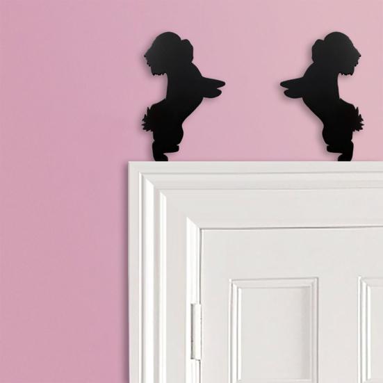 Puppy Wall Decoration Wooden Dog Silhouette Wall Decor Rustic Puppy