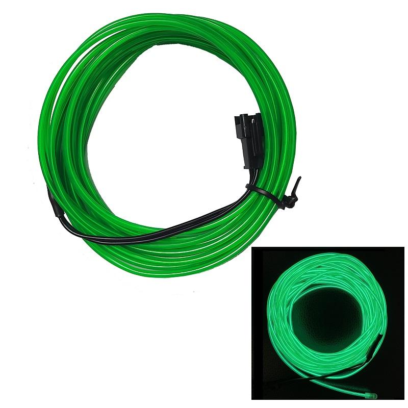 WAK1 1M/3M/5M/10M Flexible Neon Light EL Wire Led Neon Dance Party Atmosphere Decor Lamp RopeTube Waterproof Multicolor Led Strip