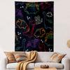 Colorful Dinosaur Pattern Illustration Patterned Tapestry Decorative Wall Hanging, Home Bedroom Living Room Decor