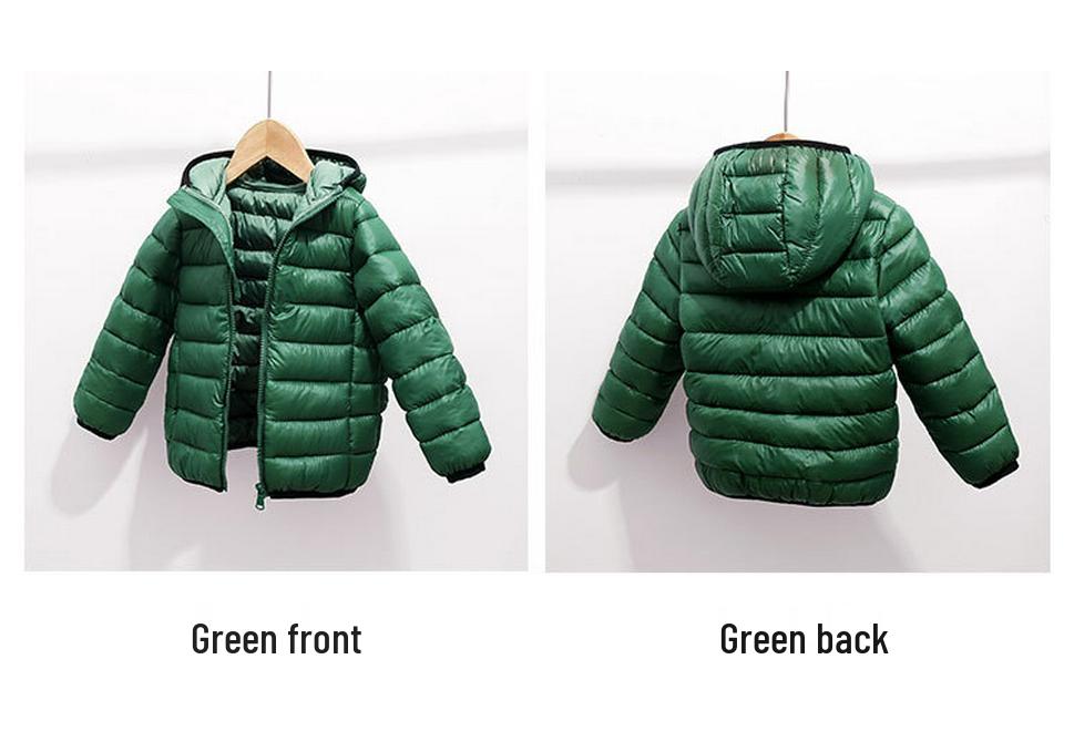 Children's Lightweight Down Cotton Jacket - Unisex Winter Coat for Kids and Babies