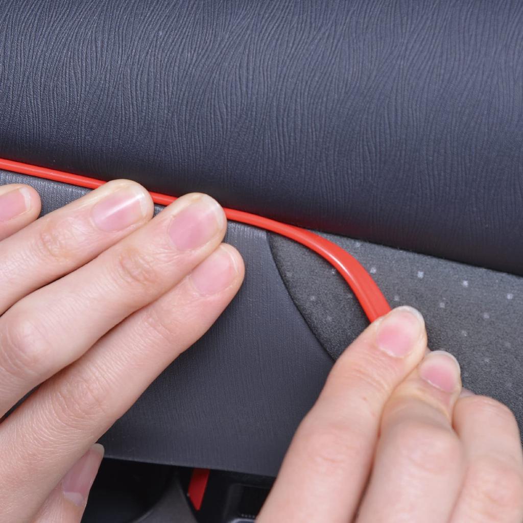 SEIWA Car Interior Supplies Mall Interior Slim Mall Red K379