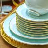 Aowei Light Luxury Celadon Dinnerware Set
