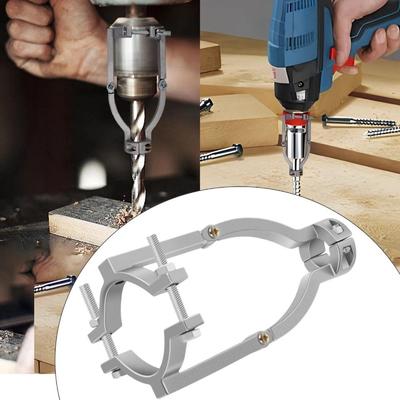 Sturdy Square Hole Drill Bit Adapter Easy Disassembly Bench Drill Stand  For Drill Machines