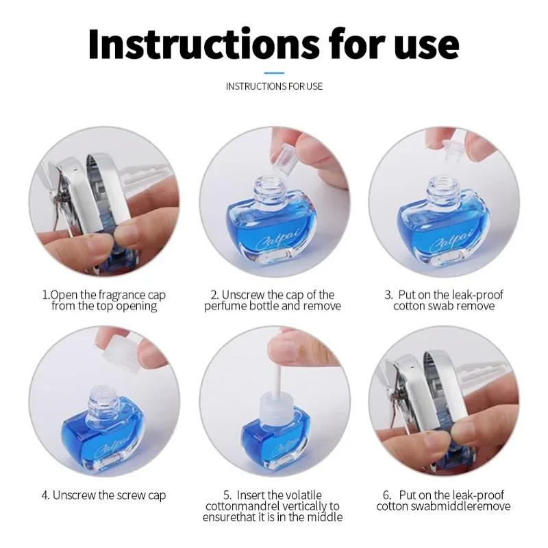 Car Perfume Air Conditioning Outlet Small Fan-Shaped Aromatherapy Car Interior Decoration Ornaments Air Freshener To Remove Odor