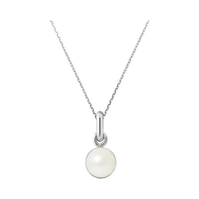 Necklace - Pearls & Colors - AAA+ Freshwater Cultured Pearls - 6-7 Mm - 925 Sterling Silver - Woman