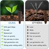 Seed Grow Sponges Hydroponic Pods Kit with Plant Labels Replacement Root Growth Sponges Indoor Gardening Accessories