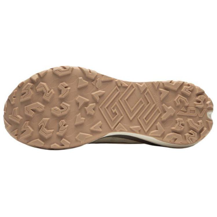 New LiNing Dilu Cushioning Anti Slip And Wear Resistant Rebound Low Top Trail Running Running Shoes Women's Ecru ARNU010-2