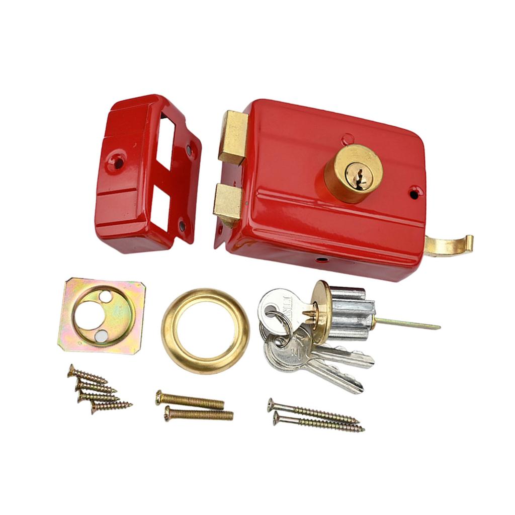 Heavy Duty Iron Door Lock Classic Designs Door Lock Protective Metal Core Door Lock Enhances Anti Pry Protections