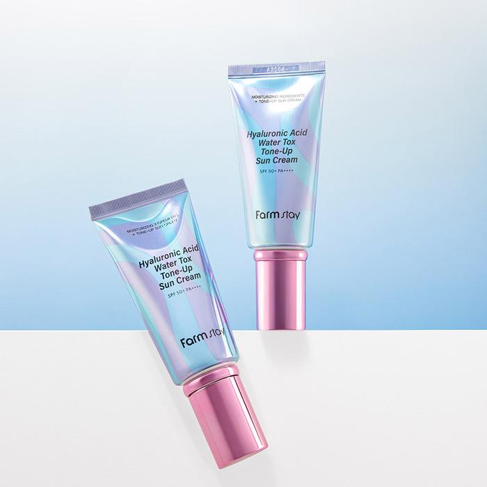 [Farmstay] Hyaluronic Acid Water Tox Tone Up Sun Cream SPF 50+ PA++++ 60g
