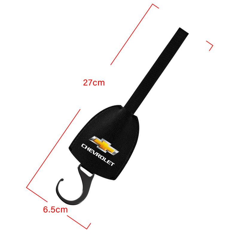 For Chevrolet KM0Leather Car Seat Back Hooks Portable Hanging Bag Rack for Chevrolet Crvalier Malibu Captiva Cruze Silverado Spark Valve Stems