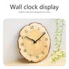 Rustikale Uhr für die Küche Dekorative Uhr Holz Wanduhren Batteriebetrieben Analog Jahresringe Wanduhr Kein Ticken