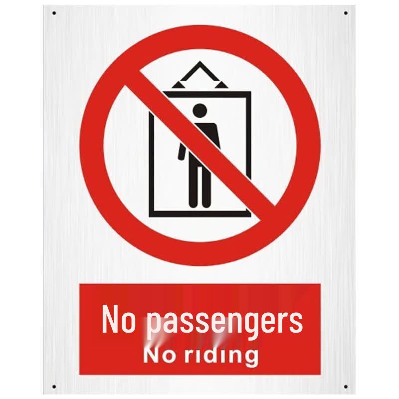 Bilingual Outdoor Aluminum Safety Warning Signs