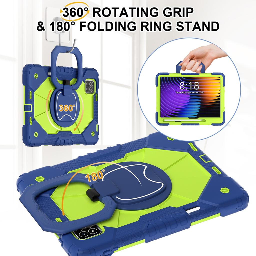 For Xiaomi Pad 7 Pro/Pad 7 Case Silicone+PC Kickstand Tablet Cover