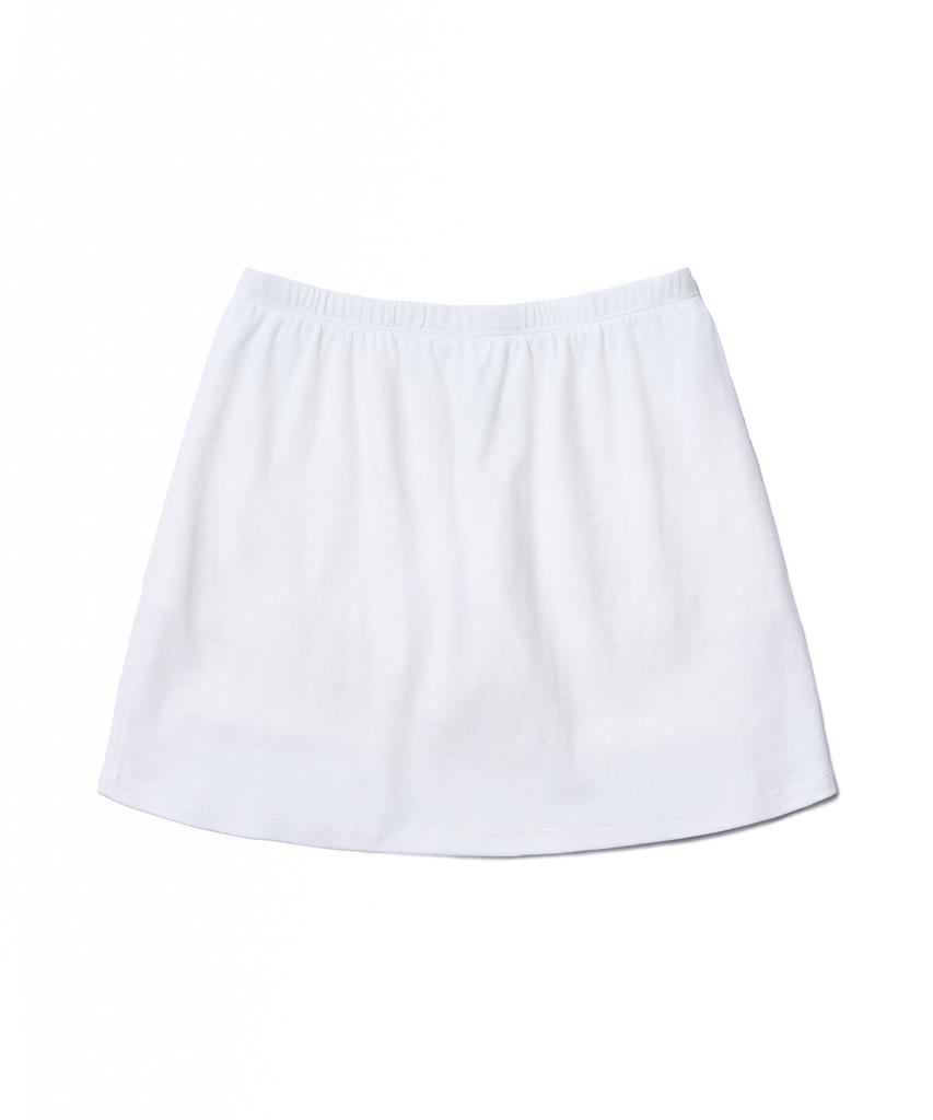 Tudment 50S Embroidered Mini Pantskirt_White