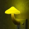 Mushroom Night Light LED Bedside Lamp EU / US Plug 7 Color Changing Light-controlled Sensor for Babyroom Bedroom Home Decor