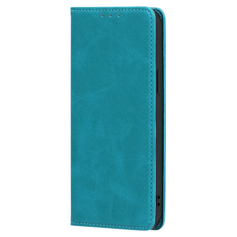 For Motorola Moto G84 5G Case Calf Texture Shock Absorbing Stand Phone Cover