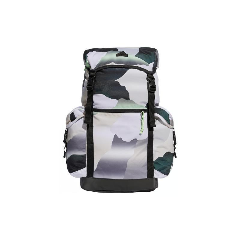 

Adidas Recycled Polyester Backpack Regular Unisex White & Light Green & Dark Green & Black Adidas IP6294 белый/светло-зеленый