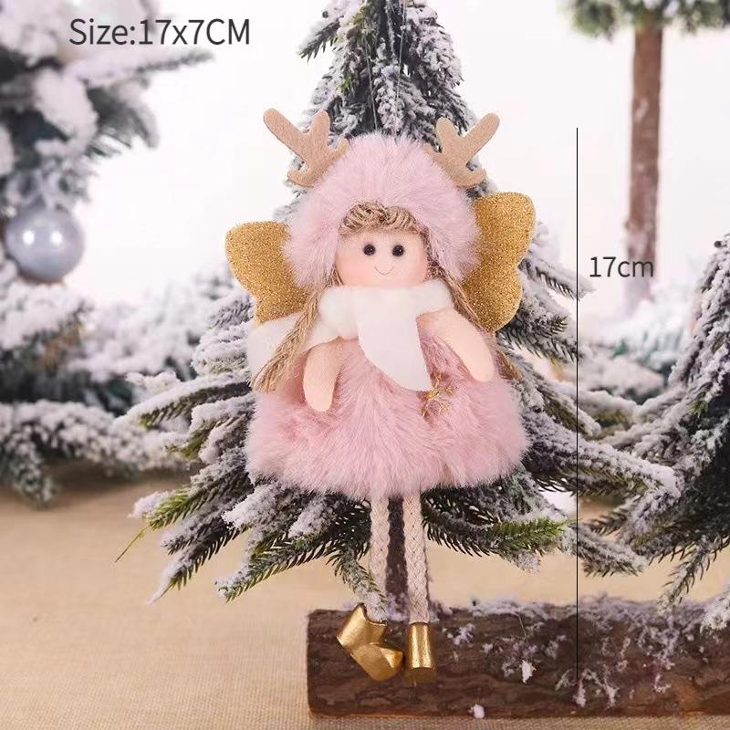 Angel Doll Merry Christmas Ornaments Christmas Decorations for Home Noel Natal Tree Decor Navidad Xmas 2025 New Year 2025 Gifts