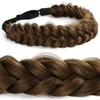Adjustable Braided Hair Headband Golden/Brown/Black Handmade Hair Band  Women