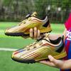 Rotary Buckle Low-Top Kids' Football Shoes for Indoor & Outdoor - Boys & Girls TF Studs