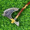 18cm God of War 4 Katana Axe Metal Anime Kratos Athena Blade Ghost Leviathan Chaos Sword Real Size Japanese Katana Sabre Toy