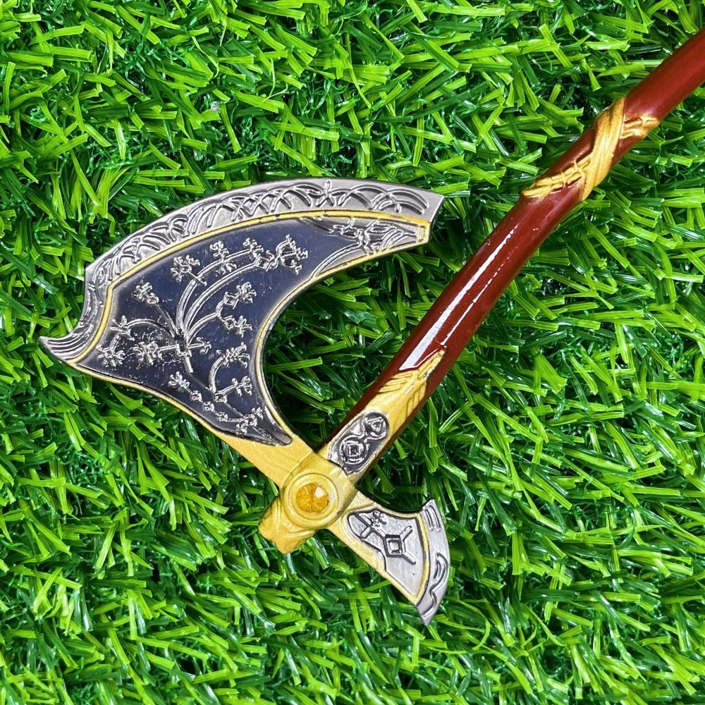 18cm God of War 4 Katana Axe Metal Anime Kratos Athena Blade Ghost Leviathan Chaos Sword Real Size Japanese Katana Sabre Toy