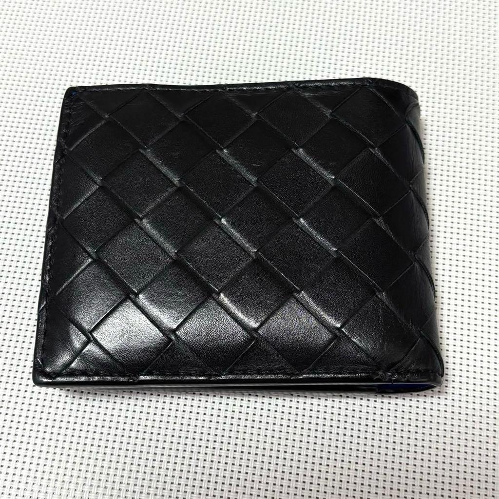 Used BOTTEGA VENETA Intrecciato Bi-fold Wallet