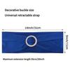 Wedding Decoration Birthday Party Chair Cover Elastic Hoop Bow Tie Elastic Fabric with Circular Buckle Suitable for All Banquet Chairs in The Hotel