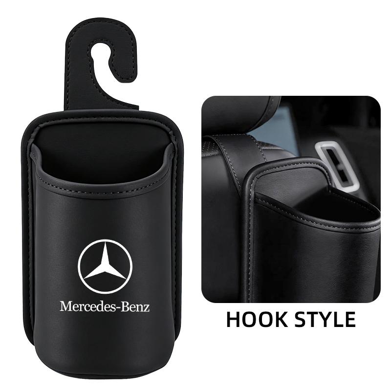 CRY1 For Mercedes Benz W166 W206 W177 W176 W211 W212 Car Door Water Cup Holder Back Seat Drink Rack Leather Storage Box SBD-45456