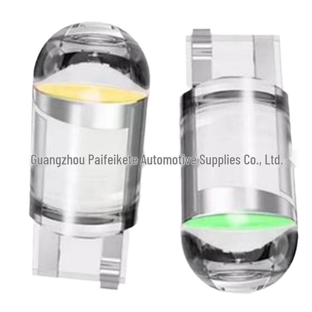 AMS T10 Crystal Clear LED Car Side Marker Light, High Brightness COB W5W License Plate & Reading Light