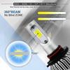 Phare LED de Voiture Ultra Lumineux 36W avec Focalisation Trois Côtés hwy