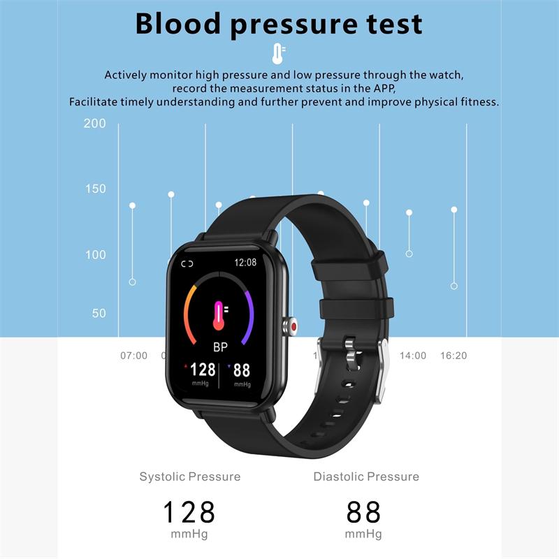Smart watch Ladies Full touch Screen Sports Fitness watch IP67 waterproof Bluetooth For Android iOS Smart watch
