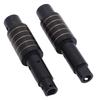 2Pcs RC Rear Axle Tube Brass Remote Control Car Axle Tube Set for Axial SCX10 Pro 1/10